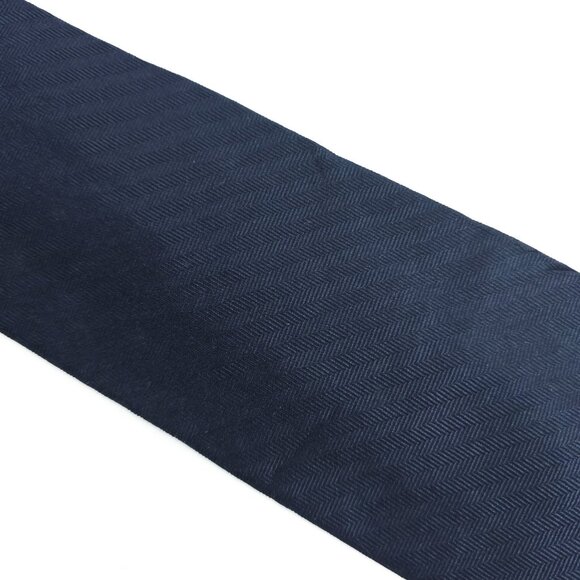 Wright & Co Men Necktie All Silk Herringbone Color Blue Size 58x3.5 - NWOT - Picture 2 of 5